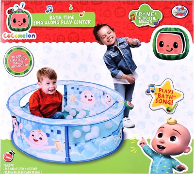 CoComelon Bath Time Sing Along Play Center, 35.5", with Balls