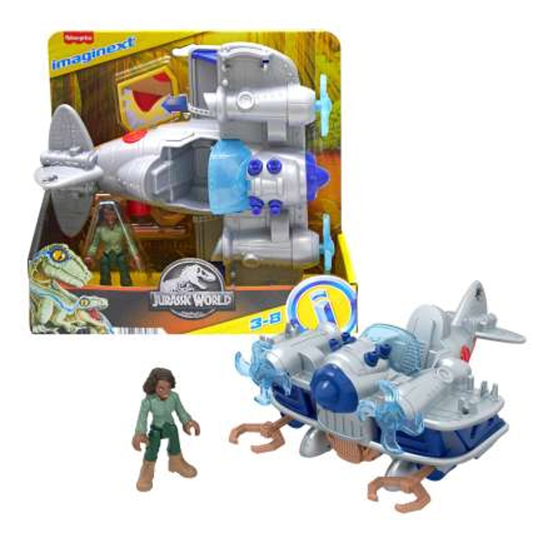 Fisher-Price Imaginext Jurassic World Dominion Kayla Watts & Plane