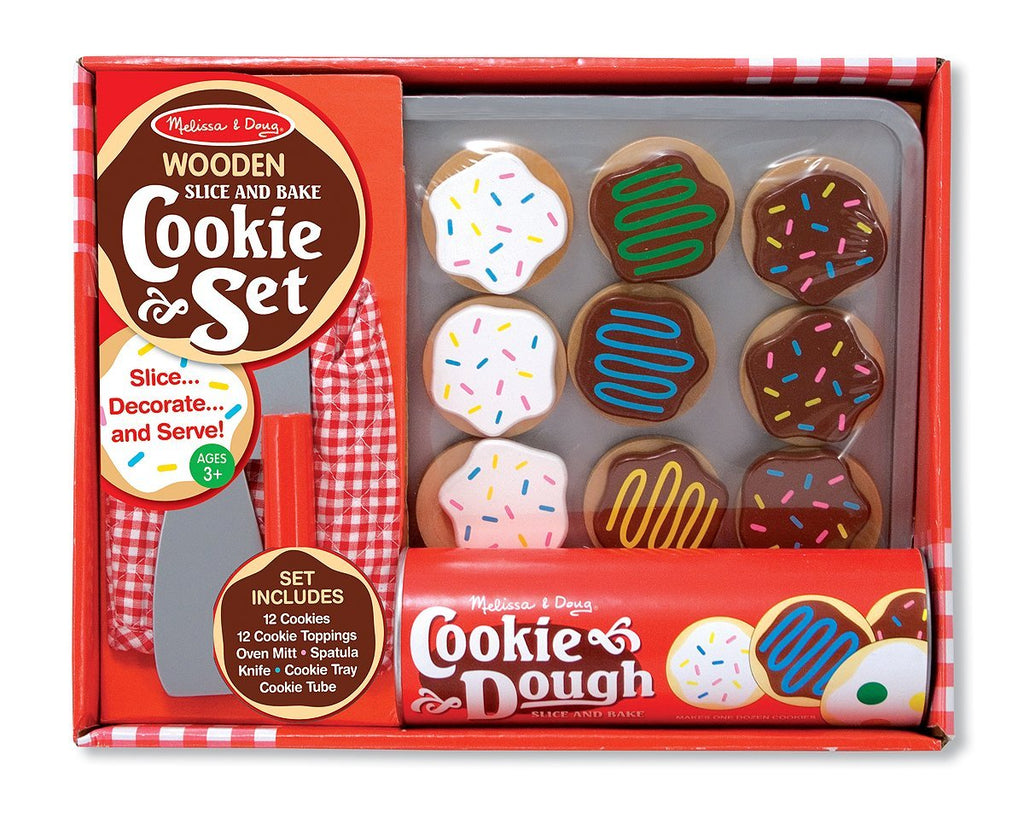 Melissa & Doug Wooden Cookie Set, 3.35L x 10.45W x 13.3H