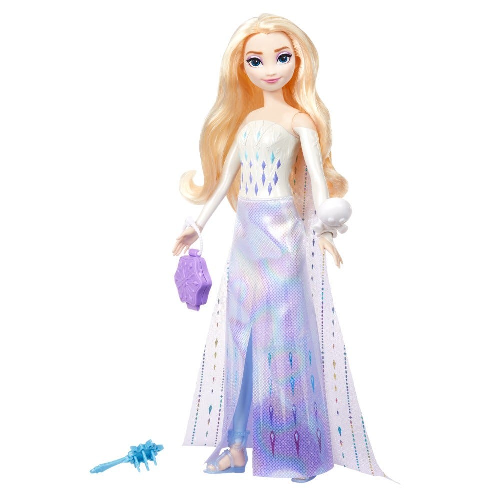 Disney Frozen Elsa Doll Set with 11 Surprises & Accessories