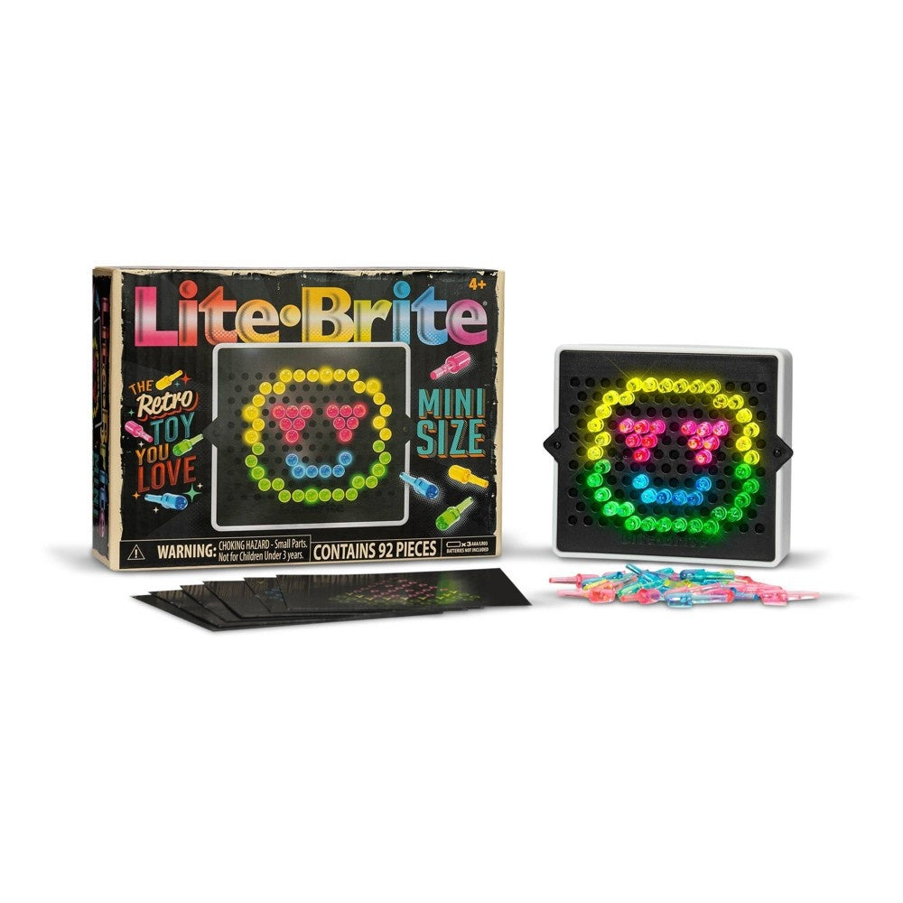 LITE BRITE Mini Interactive Art Set 92-pc., Multi