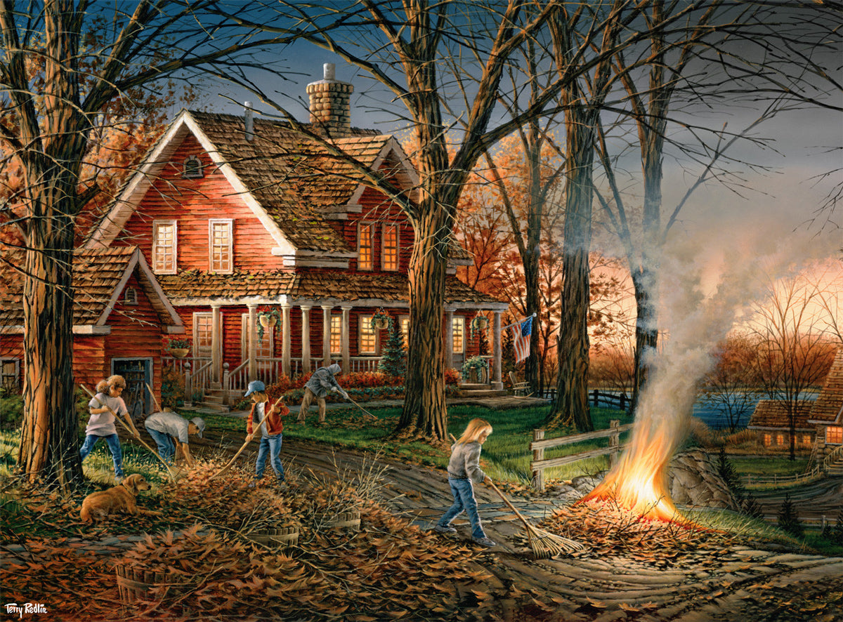 Buffalo Games Terry Redlin Autumn Evening Puzzle 26.75x19.75