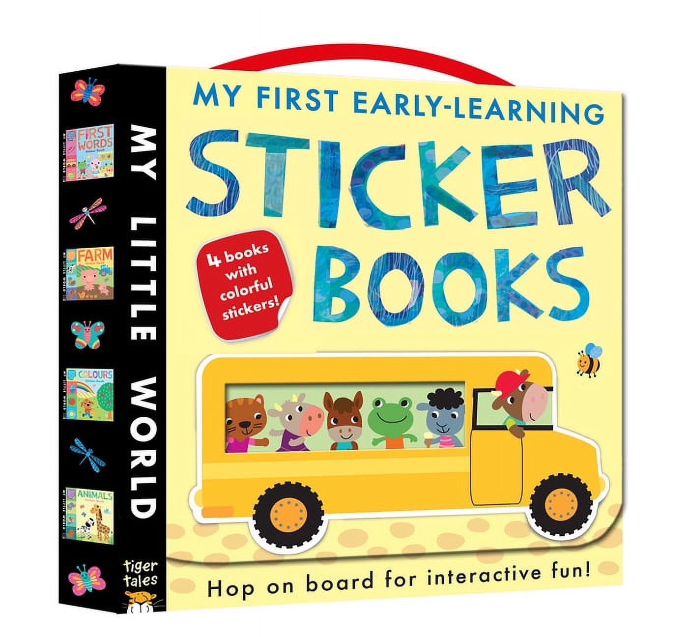 My First Early-Learning Sticker Books Set - 4 books included