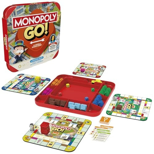 Hasbro Monopoly GO! Board Game - Pack of 1, Ages 8+