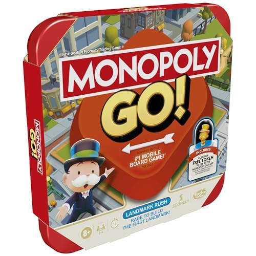 Hasbro Monopoly GO! Board Game - Pack of 1, Ages 8+