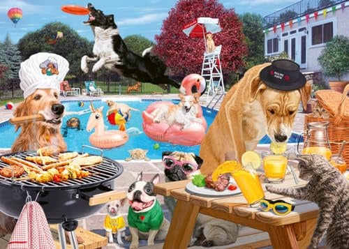 Ravensburger Dog Days of Summer 1000 Piece Jigsaw Puzzle