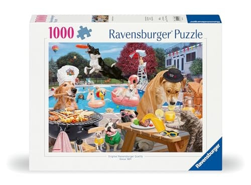 Ravensburger Dog Days of Summer 1000 Piece Jigsaw Puzzle