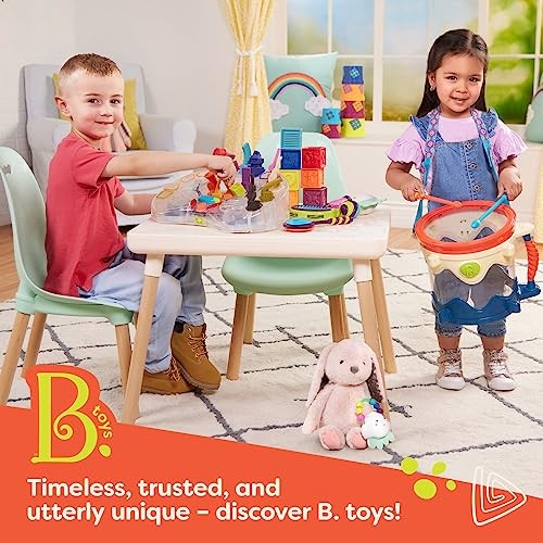 B. Toys Medium Food Bucket with Book includes 32 play pieces