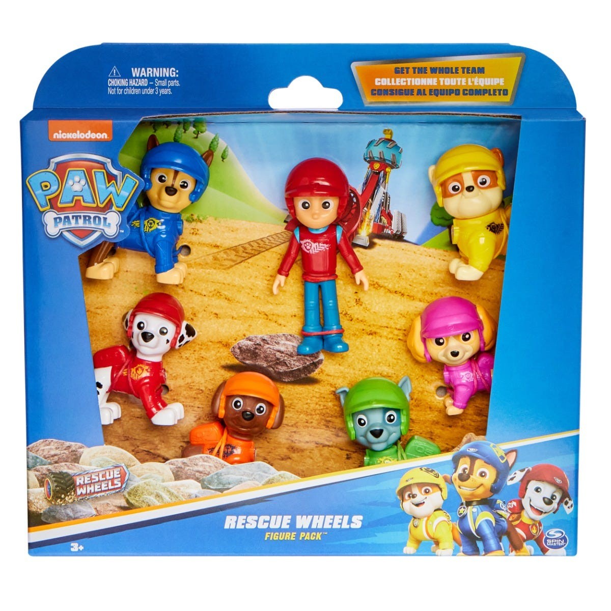 PAW Patrol Rescue Wheels Interactive Play Toy Set 3+