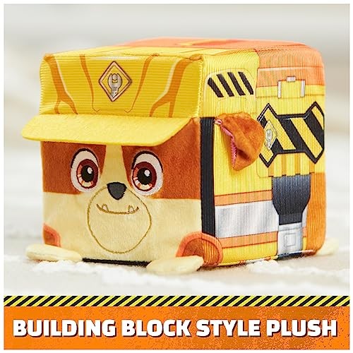 Rubble & Crew 4-Inch Cube-Shaped Rubble Plush Toy, Pack of 1