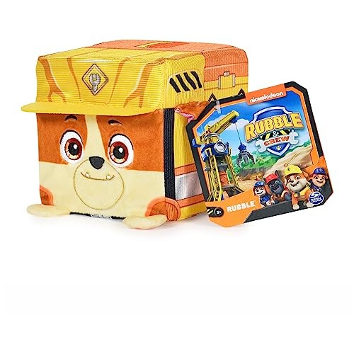 Rubble & Crew 4-Inch Cube-Shaped Rubble Plush Toy, Pack of 1