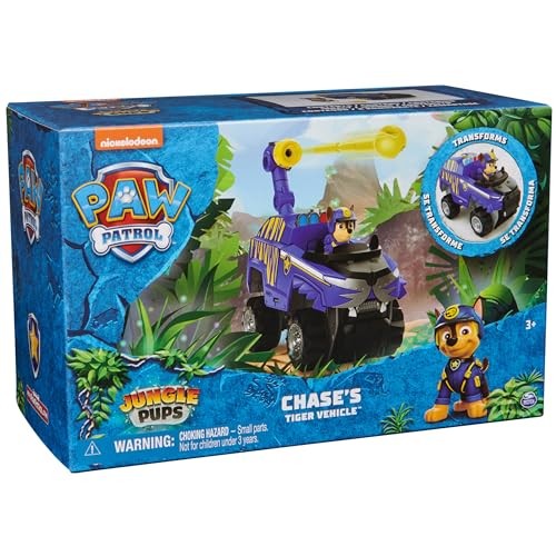 Paw Patrol Chase Tiger Vehicle, Pack of 1, Ages 3+