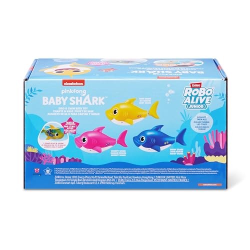 Zuru Baby Shark Bath Toy sing and swim
