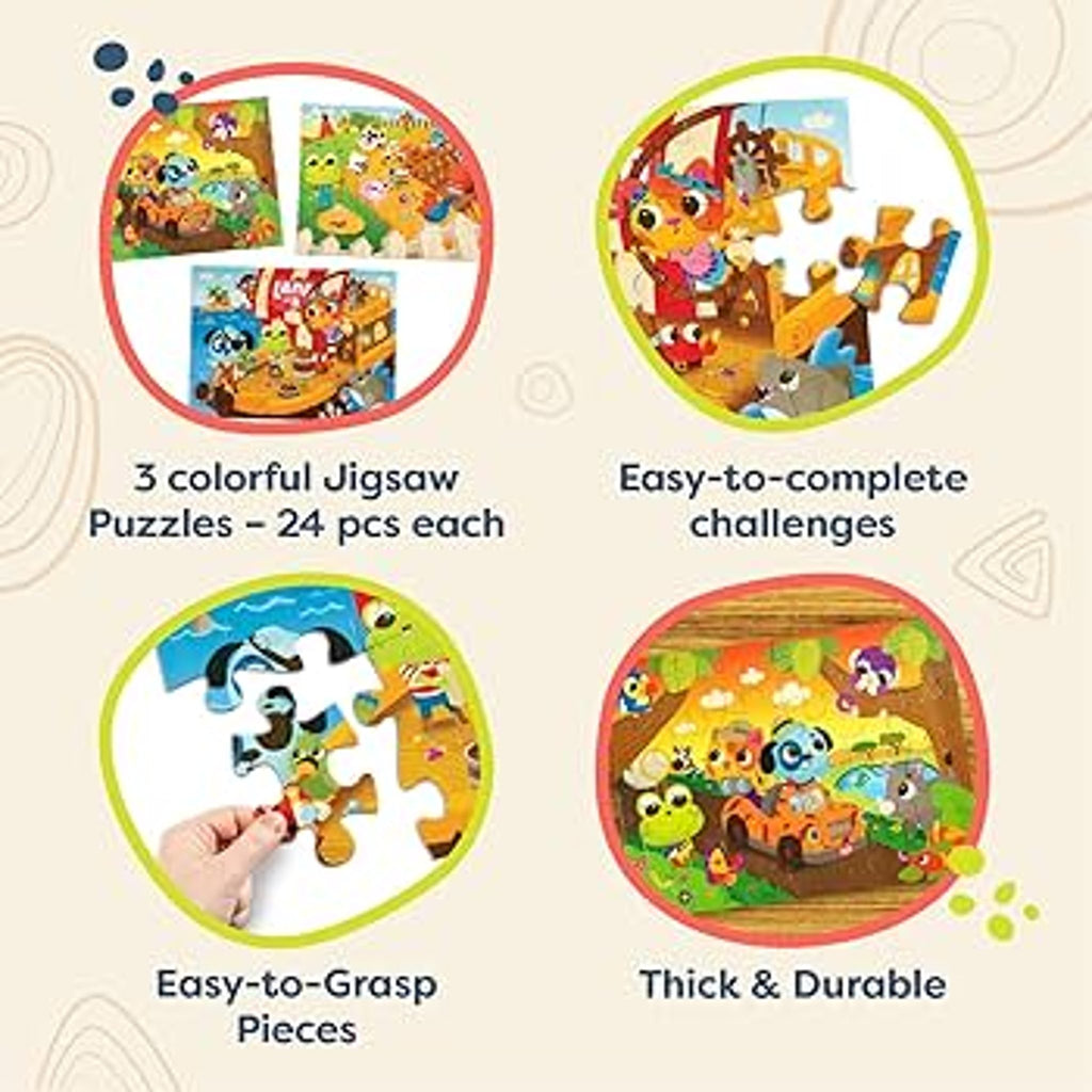 Land of B. Jigsaw Puzzles - 3 Kids Puzzle Adventures