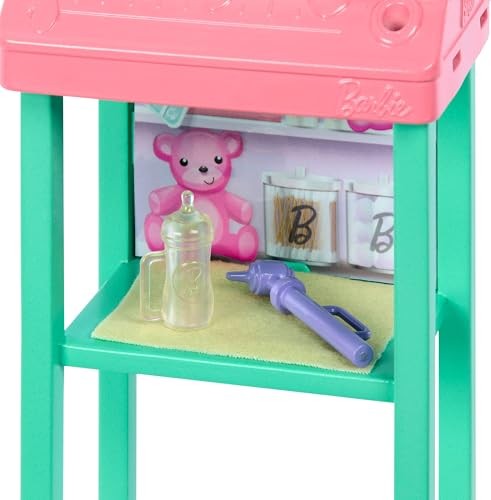 Barbie Baby Doctor Doll, 1 Baby, Furniture & Accessories