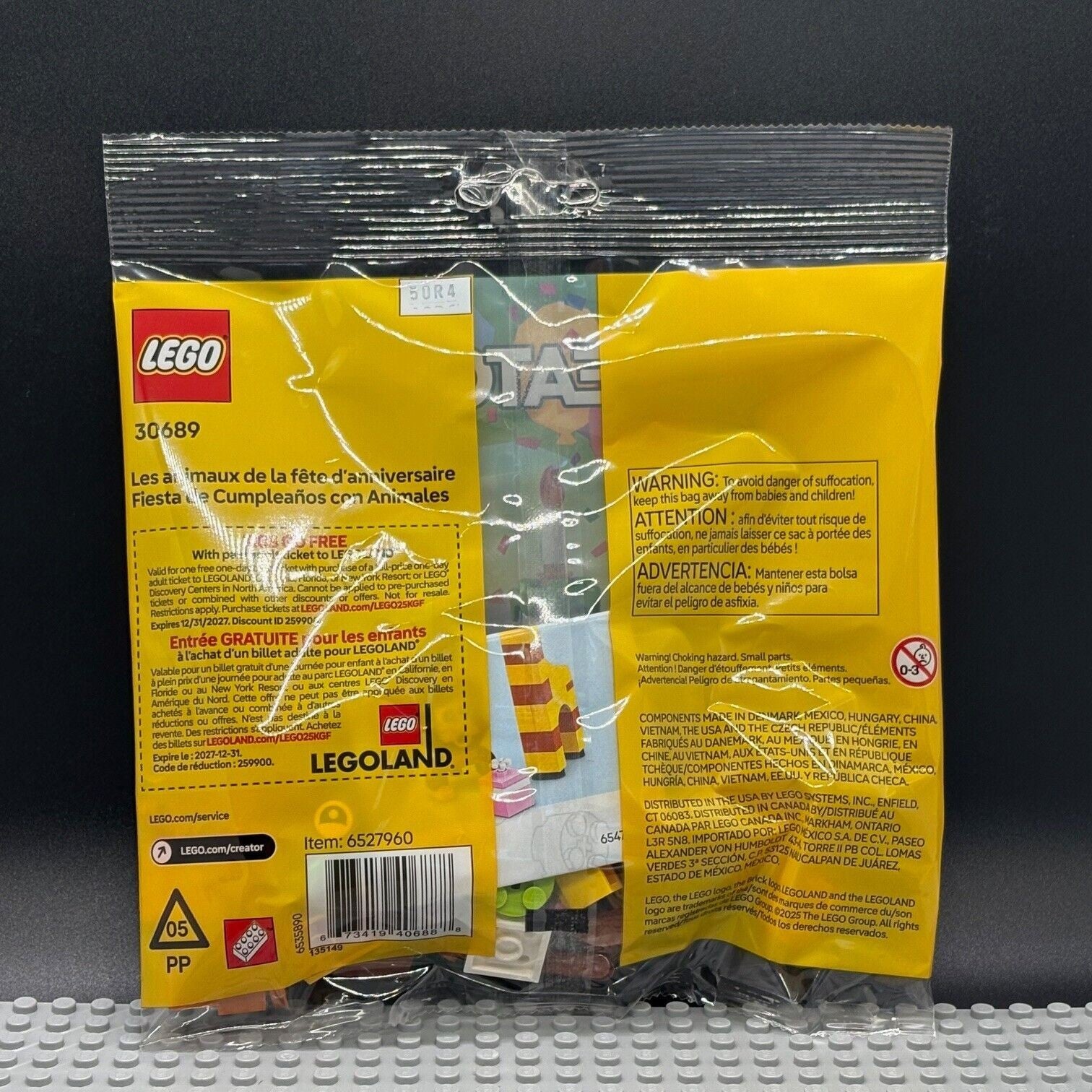 LEGO Birthday Party Animals Building Kit - Monkey, Giraffe 30689