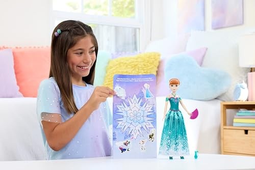 Disney Toys Frozen Anna Doll & 11 Surprises - very slightly damaged box