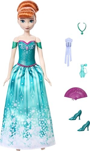 Disney Toys Frozen Anna Doll & 11 Surprises - very slightly damaged box