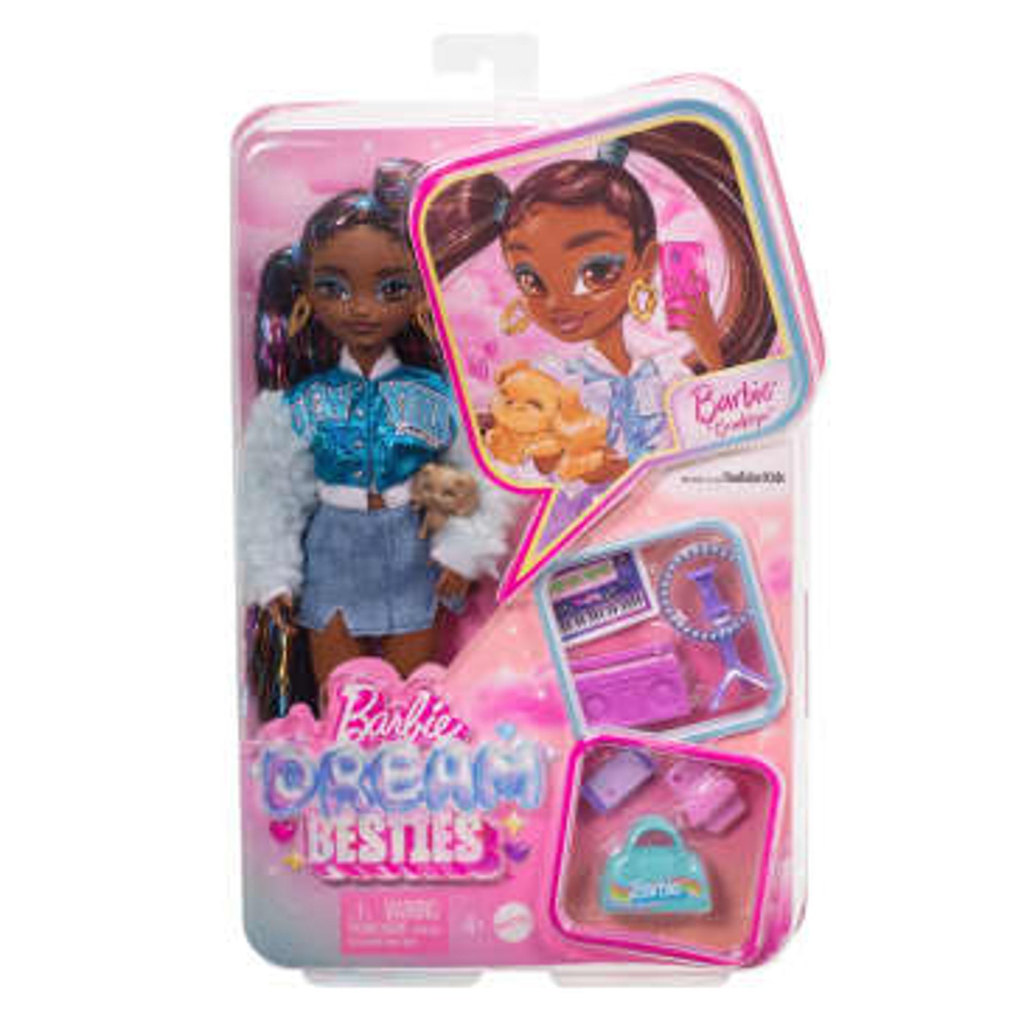Barbie Brooklyn Fashion Doll with 8 Accessories