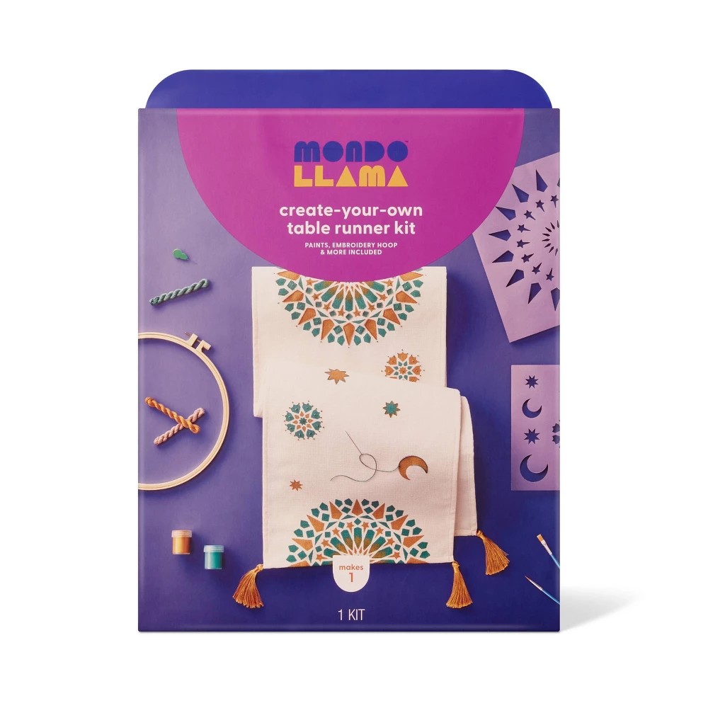 Mondo Llama Ramadan Craft Table Runner Kit - damaged box