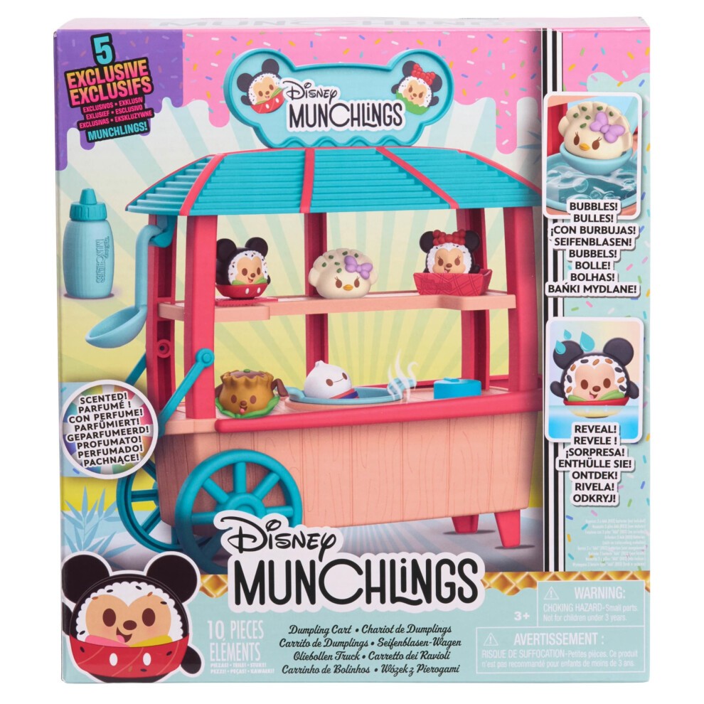 Disney Munchlings Dumpling Cart 11-Piece Playset