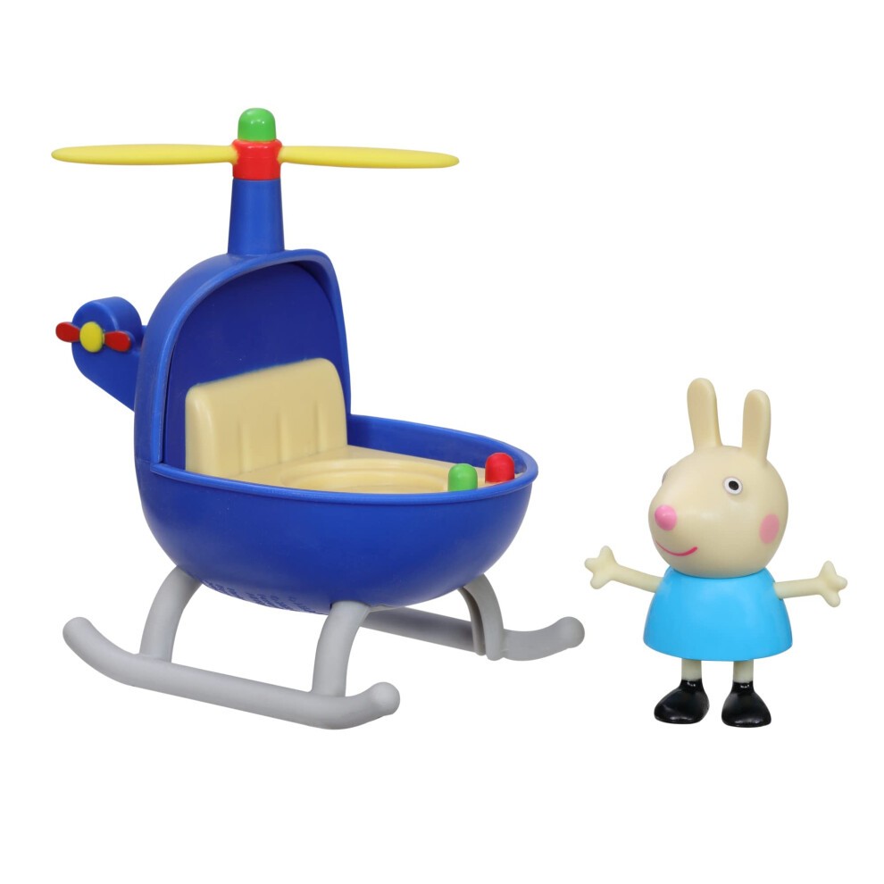 Peppa Pig Little Helicopter Toy with Rebecca Rabbit Figure
