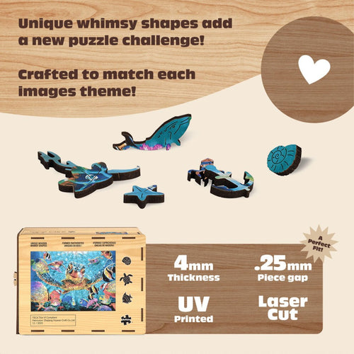 Buffalo Games Wood Puzzle: Tiny Bubbles Whimsy Pieces