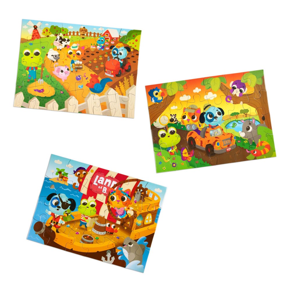 Land of B. Jigsaw Puzzles - 3 Kids Puzzle Adventures