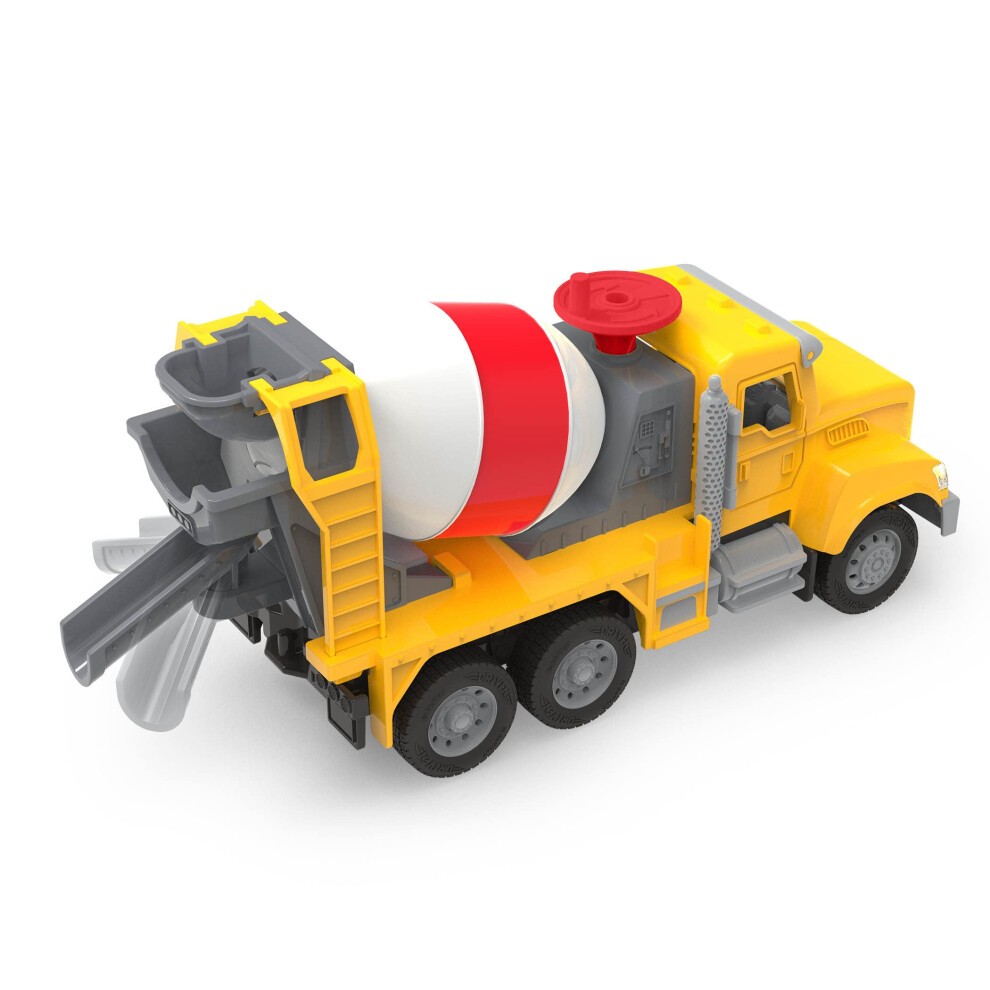 Battat Toy Cement Mixer Remote Control - Lights, Sounds, Movable Parts