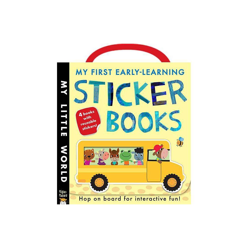 My First Early-Learning Sticker Books Set - 4 books included