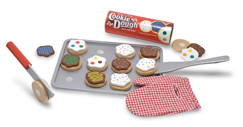 Melissa & Doug Wooden Cookie Set, 3.35L x 10.45W x 13.3H