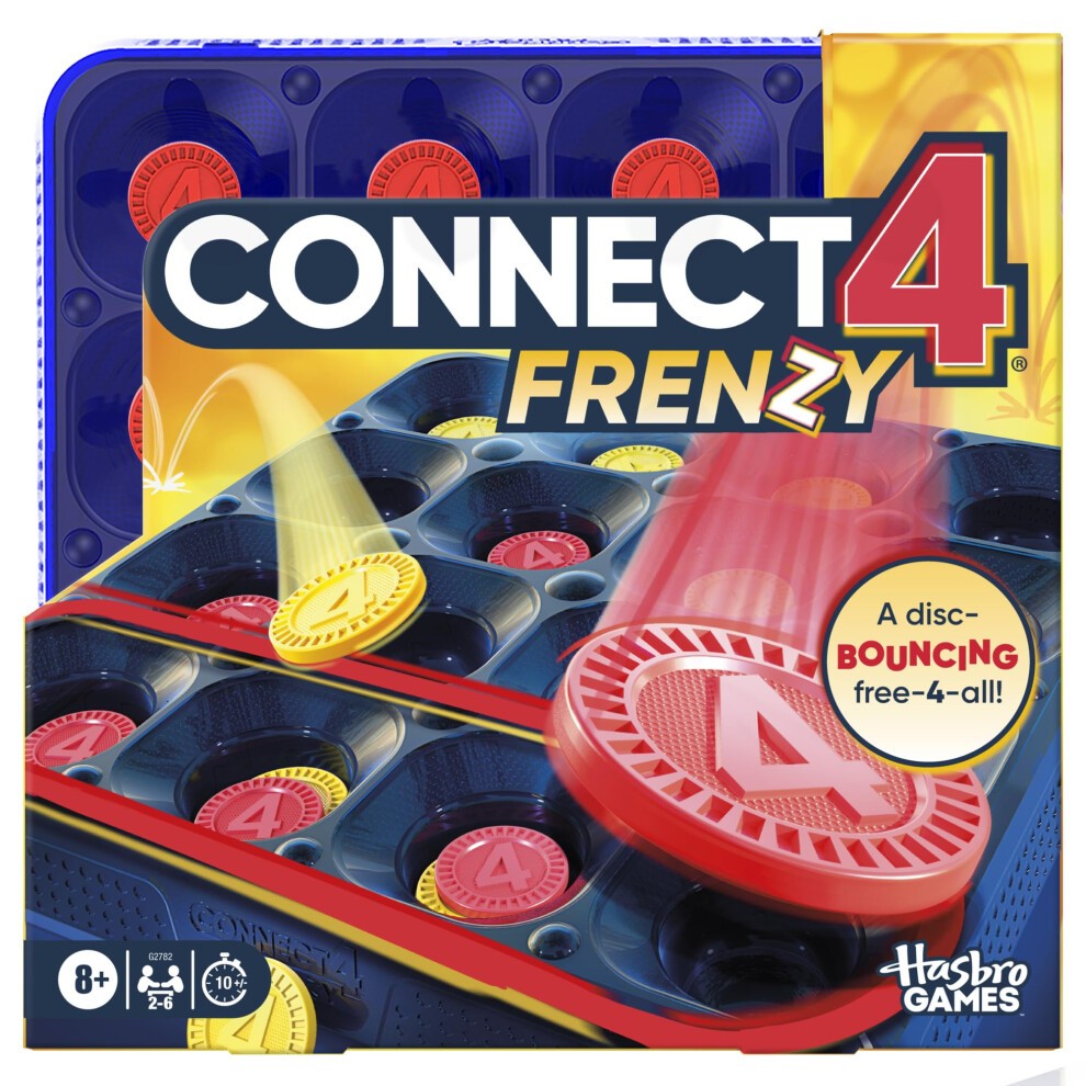 Hasbro Games Connect 4 Frenzy - Family Party Game, Ages 8+