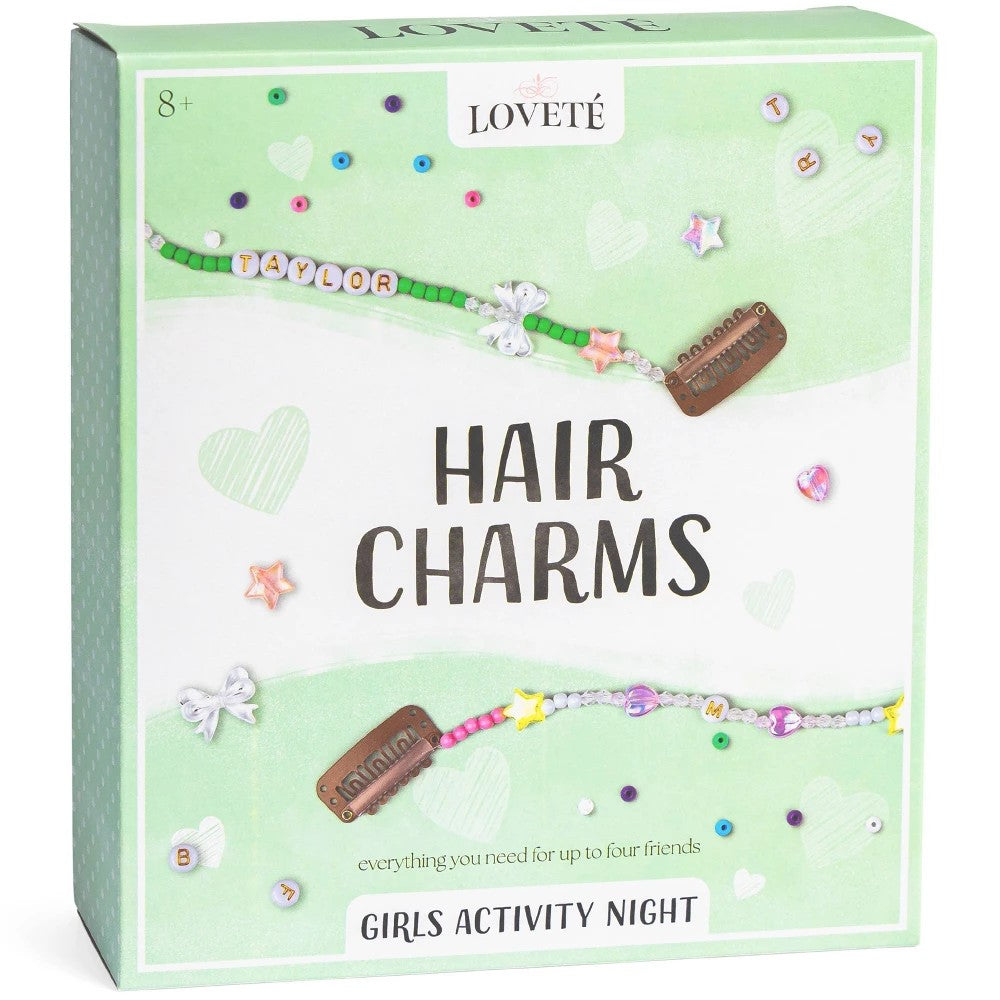 Lovete Girls' Hair Charms Activity Night Fashion Craft Kit