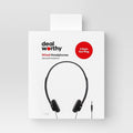 Retro on-Ear Headphones - Dealworthy™: Wired, 3.5mm Jack, Foam Cushion