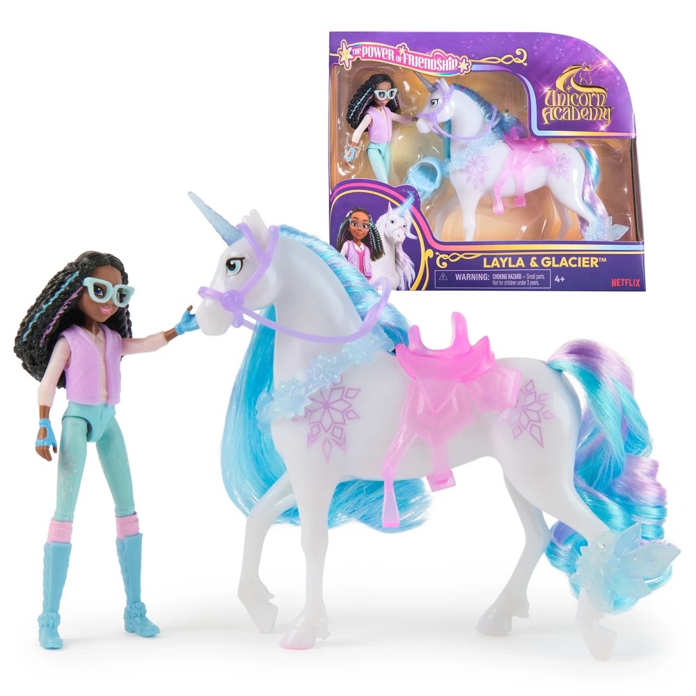 Spin Master Unicorn Academy Layla & Glacier with Accessories