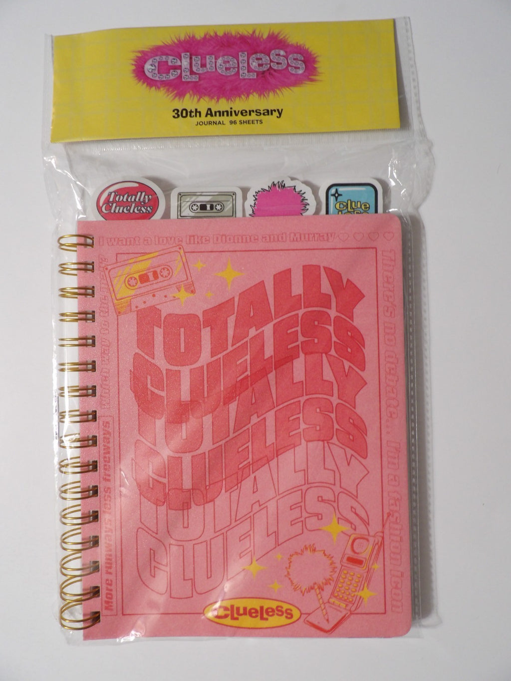 Clueless 30th Anniversary Blush Pink Journal 96 Sheets