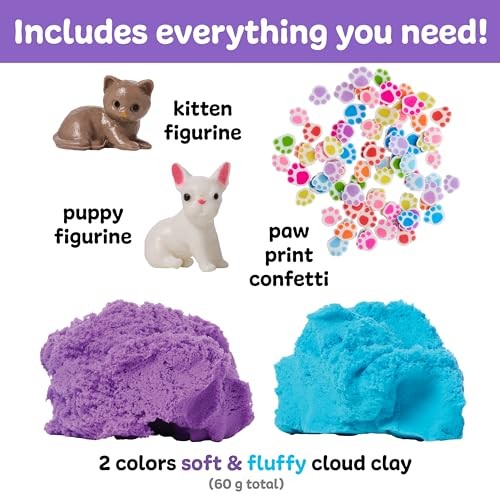 Creativity For Kids Sensory Mini Pets Kit, Pack of 5
