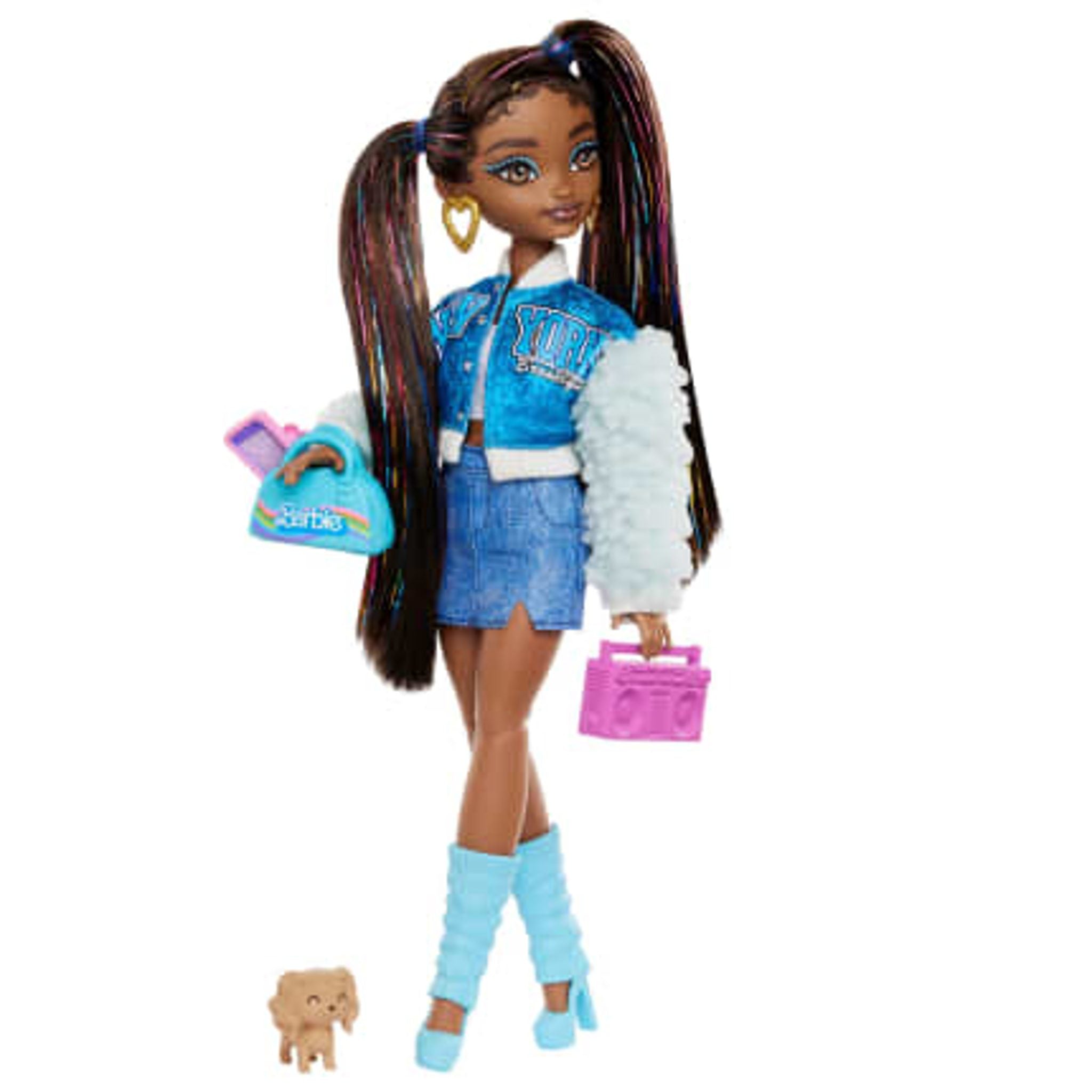 Barbie Brooklyn Fashion Doll with 8 Accessories