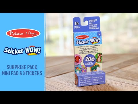 Melissa & Doug Sticker Wow! Mini pad with stickers - purchase stickers wow separately
