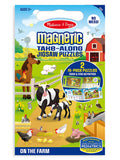 Melissa & Doug Take-Along Magnetic Farm Jigsaw Puzzles, 1.25x6x10"