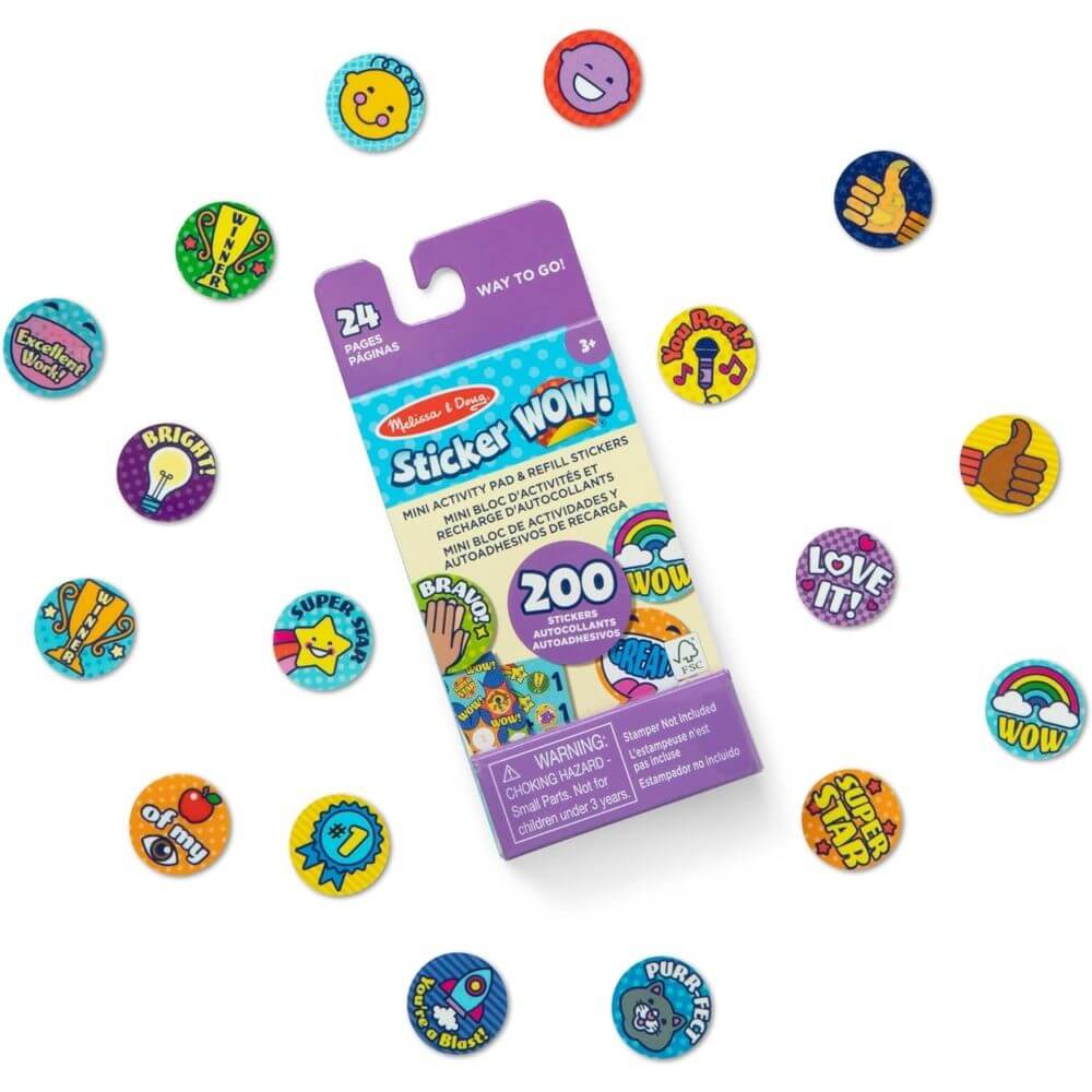 Melissa & Doug Sticker Wow! Mini pad with stickers - purchase stickers wow separately