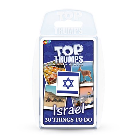Top Trumps Israel 30 Things to Do Card Game