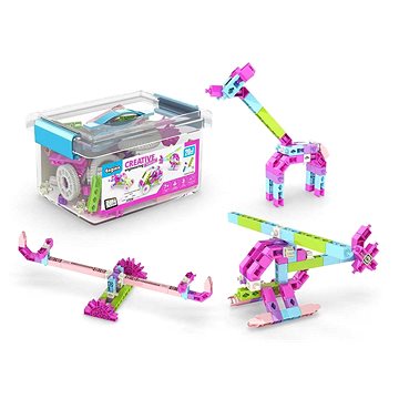 Engino Maker Girl STEM 20-Model Engineering Set, Ages 7+