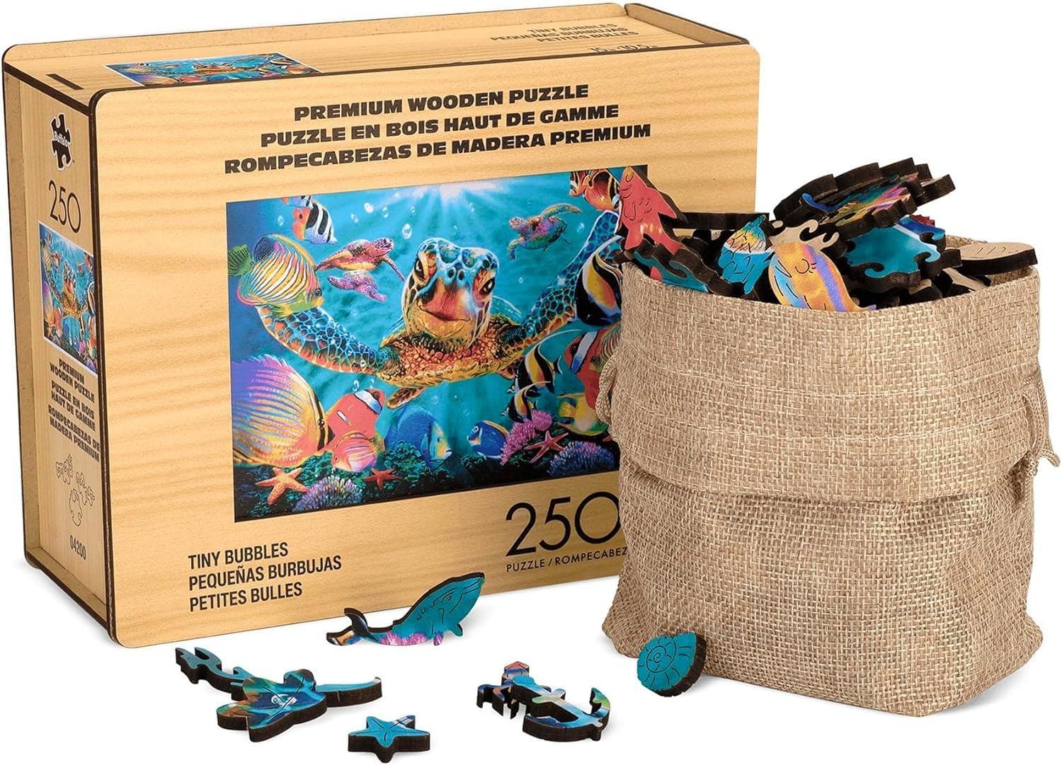 Buffalo Games Wood Puzzle: Tiny Bubbles Whimsy Pieces