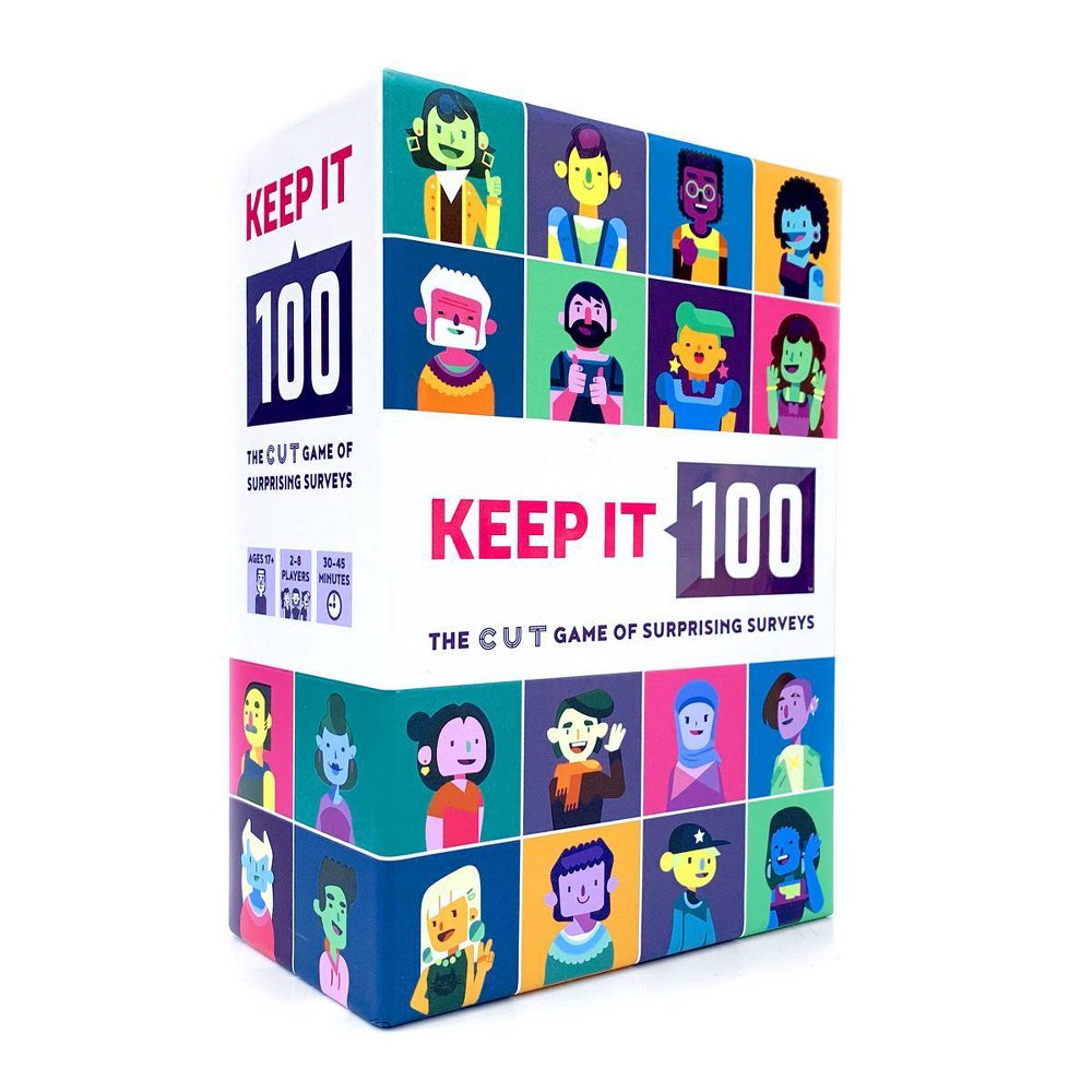 Cut-Games Keep It 100: Adult Party Social Intelligence Game
