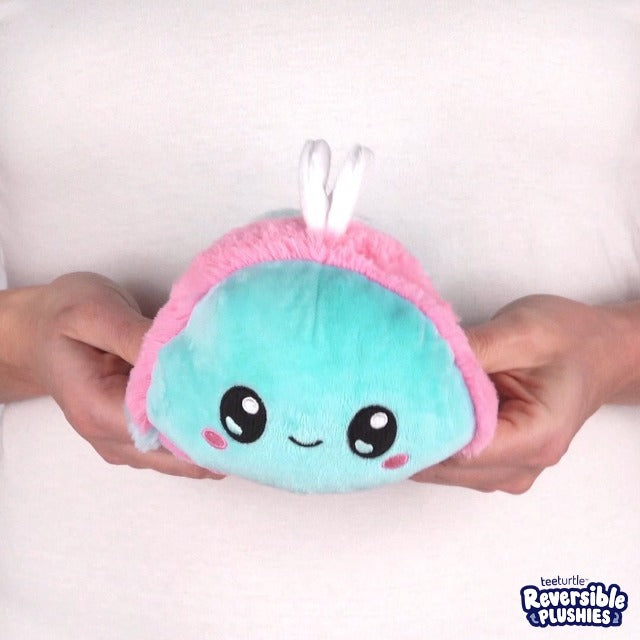 TeeTurtle Reversible Bee Plushie - Transgender Pride Fidget Toy