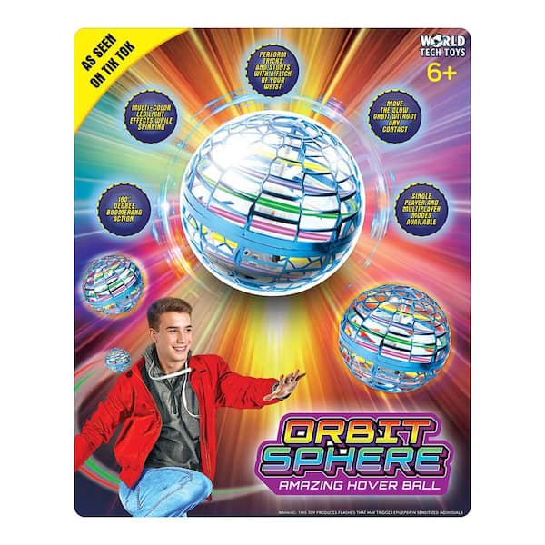 World Tech Toys Orbit Sphere Magic Hover Ball LED Lights