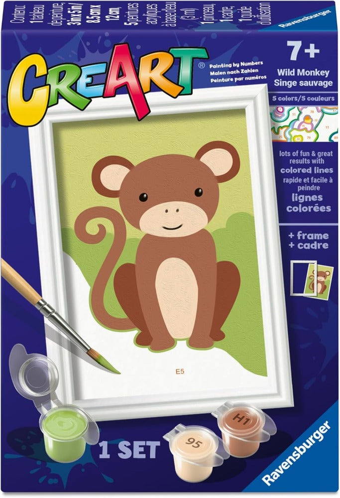 Ravensburger CreArt Wild Monkey Paint By Number