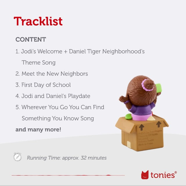 Tonies Daniel Tiger Jodi Platypus Audio Figurine, Age 3+