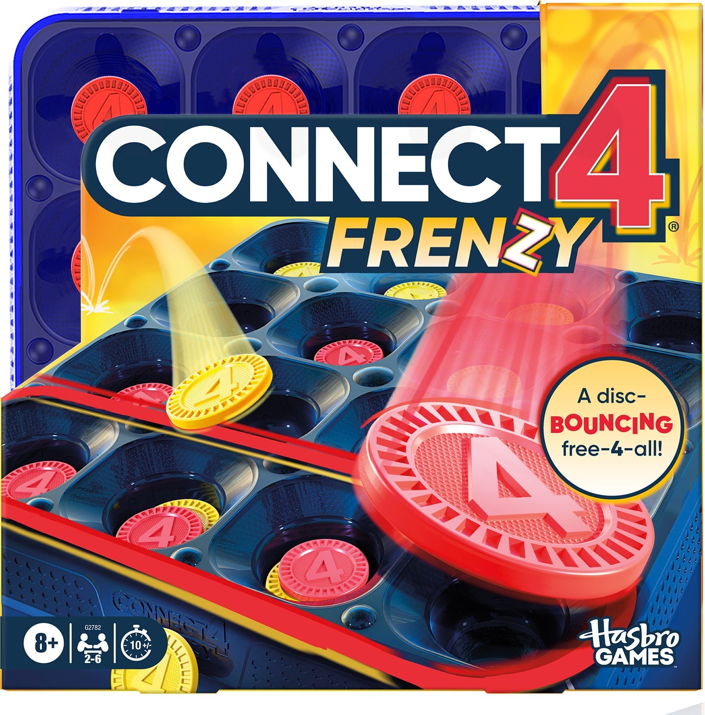 Hasbro Games Connect 4 Frenzy - Family Party Game, Ages 8+